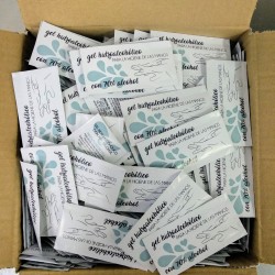 Gel hidroalcohólico. Caja de 1.000 sobres monodosis.