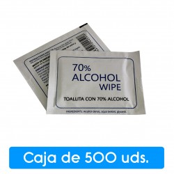 Toallitas hidroalcoholicas monodosis