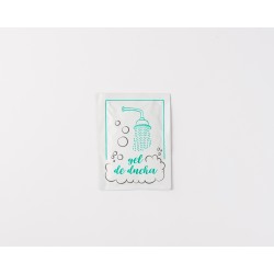 Sobres monodosis de gel de ducha