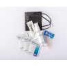 Kit anti Covid para bodas con spray hidroalcohólico y mascarilla negra