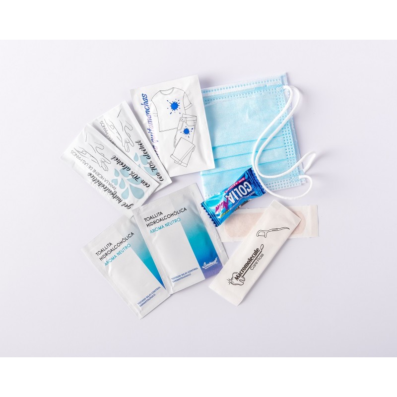 Kit de proteccion para bodas con mascarilla de regalo Kit de proteccion para bodas con mascarilla de regalo
