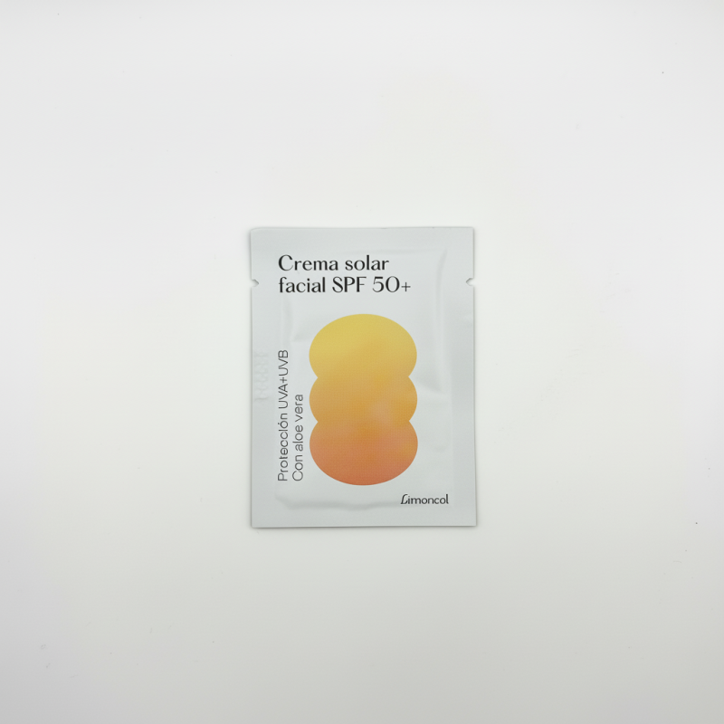 50 Sobres monodosis de Crema Solar Facial SPF 50+